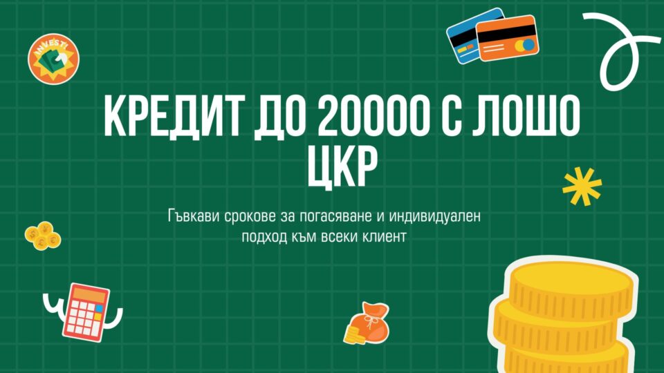 Кредит до 20000 с лошо ЦКР